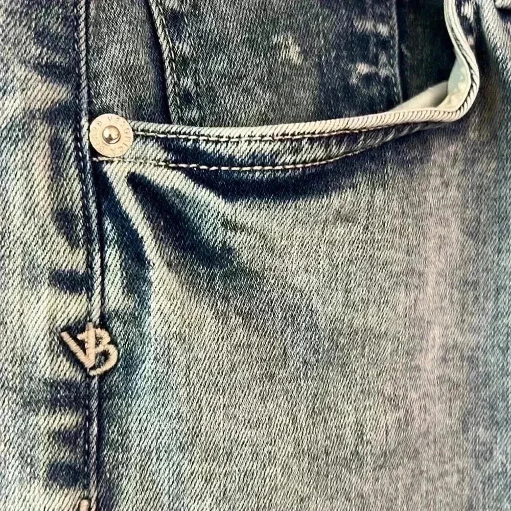 Veronica Beard Sky Blue Straight Leg Jeans - Picture 4 of 8